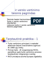 Turto Ir Verslo Vertinimo Teisinis Pagrindas