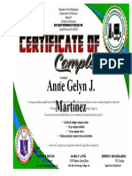 JDVP Certificate