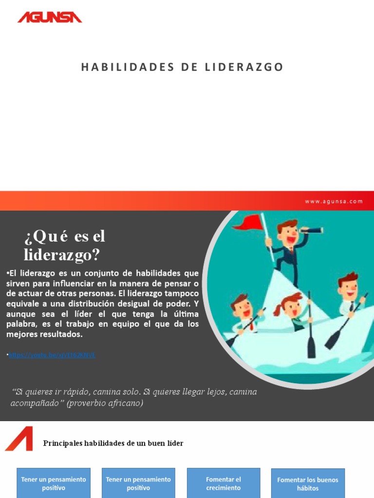 Habilidades Clave del Liderazgo | PDF | Crecimiento personal y ...