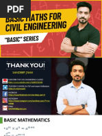 Basic Maths For Civil Engineering - Sandeep Jyani