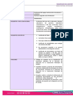 Profesional Territorial de Revinculación y Asistencia