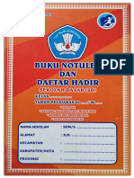 Buku Notulen Dan Daftar Hadir