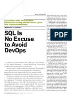 SQL Is No Excuse To Avoid Devops