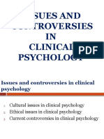 Issues and Controversies... Clinical Psy