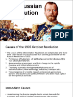 2 - Causes of The October 1905 Revolution