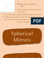 Convex and Concave Mirrors