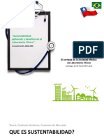 Sustentabilidad - Aplicación y Beneficio en El Laboratorio Clínico. XI Jornada de La Sociedad Médica de Laboratorio Clínico