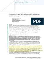 Gingival Zenith Positions and Levels of The Maxillary Anterior Dentition es-ES