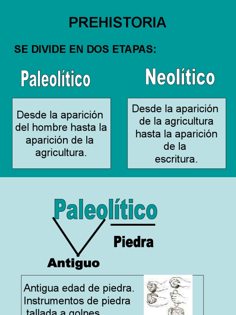PALEOLITICO-NEOLITICO | PDF