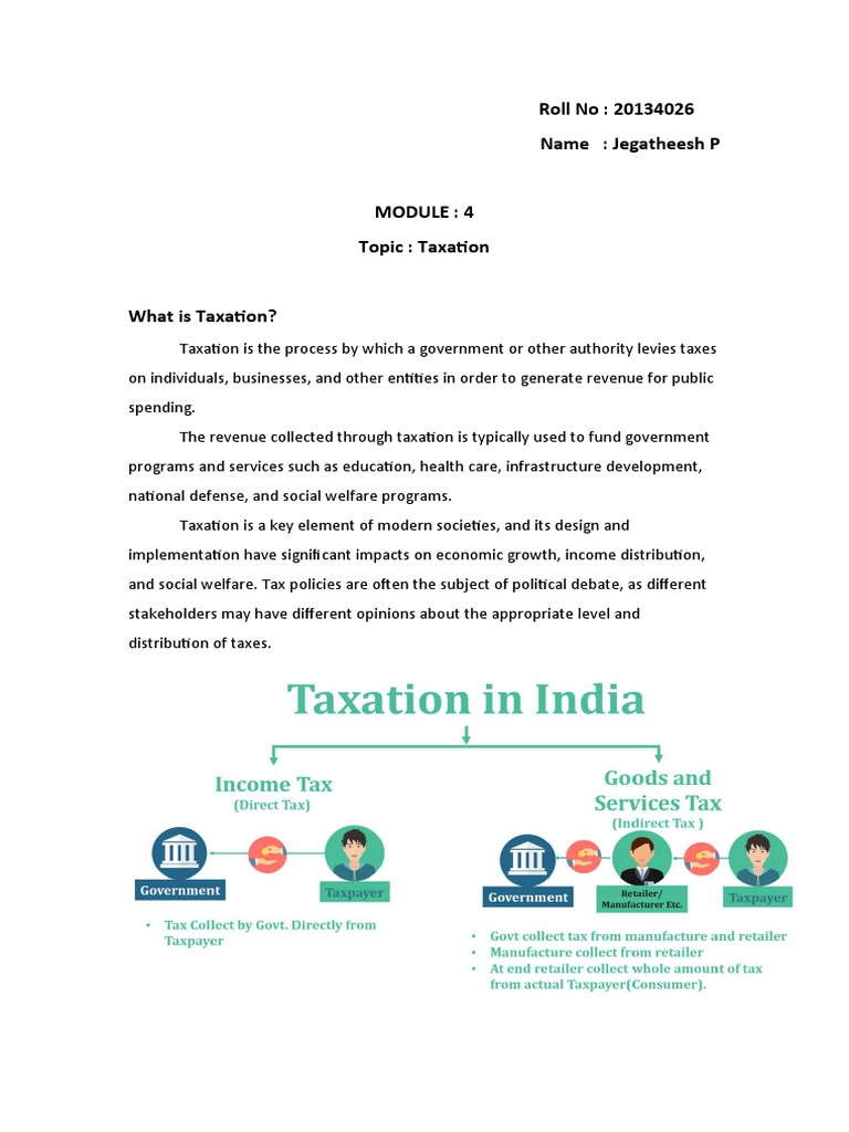 What Is Taxation Pdf Free Download