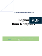 Modul 3 - Logika Komputer