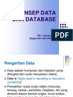 Konsep Data Dan Database (S1 ANSIM) 2016