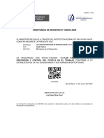 Constancia - Registro - Cargo de Presentacion Del Plan