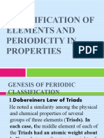 Classification of Elements