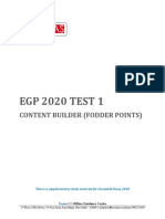 Essay Guidance Program 2020 Test 1 Fodder Point