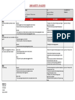 Job Safety Analisys - GMA