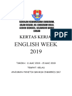 KERTAS KERJA English Week 2019