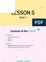 B1 - Lesson 5