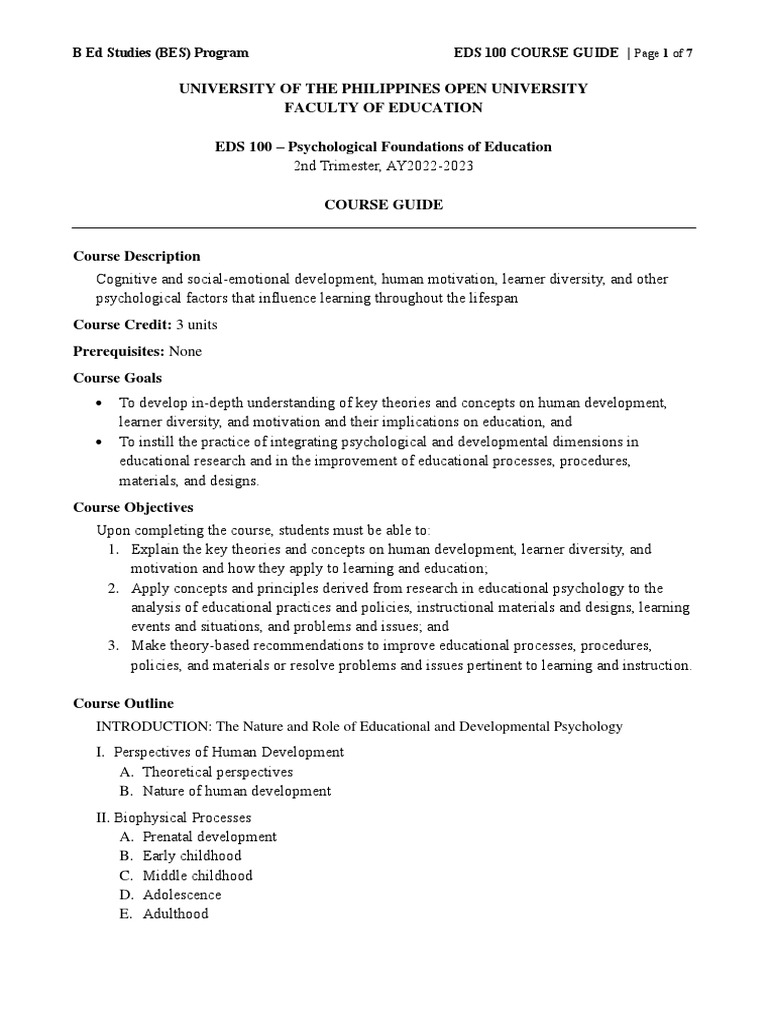 EDS 100 2t2022 Course Guide PDF