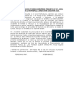 Acta de Intervencion Ppor Accidente de Transito #01