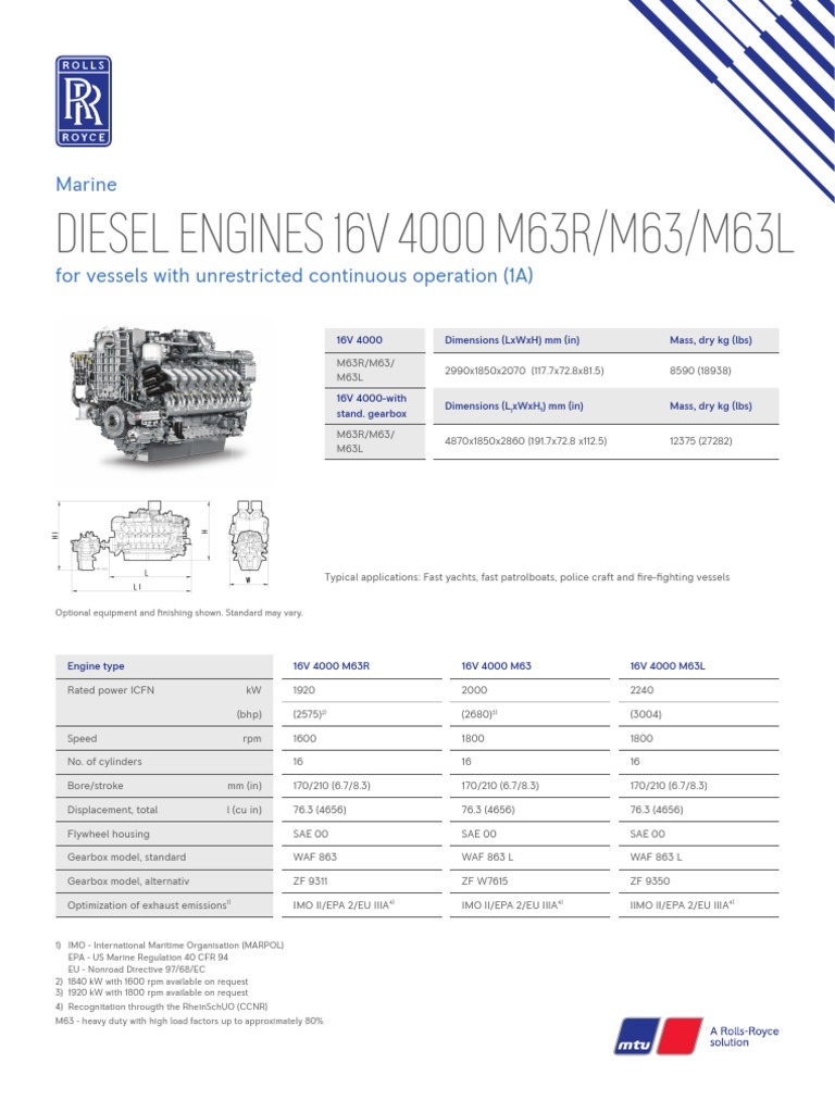 Marine Diesel Engines for Fast Vessels | PDF | Pump | Engines