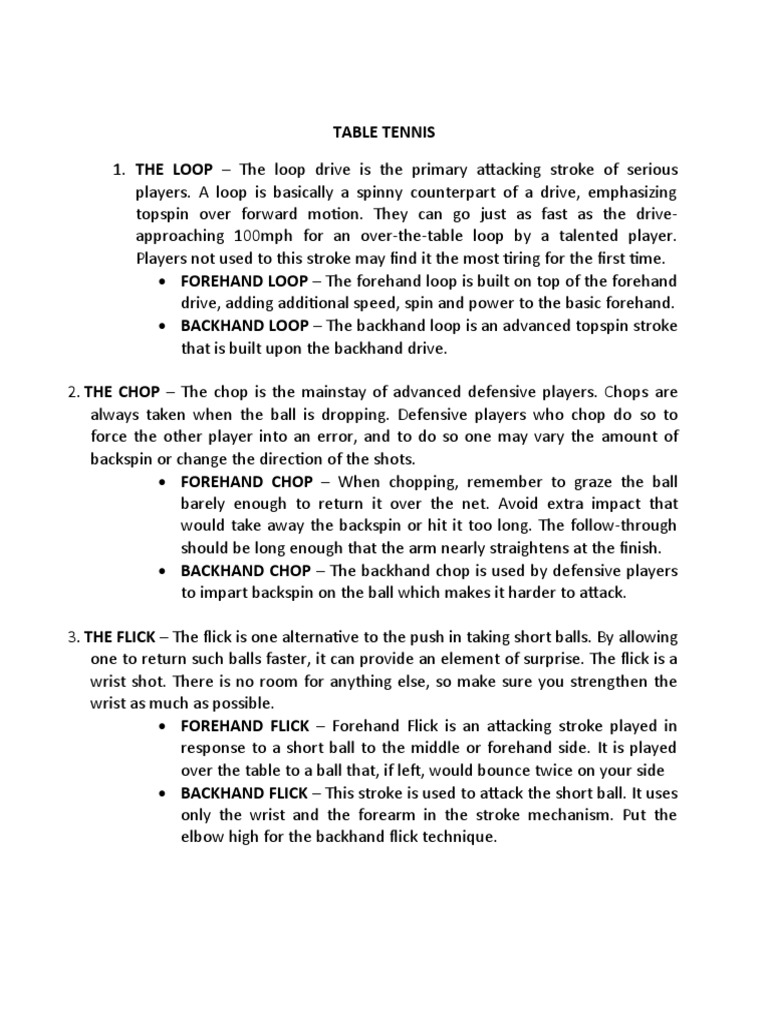 Sports PDF Table Tennis Volleyball