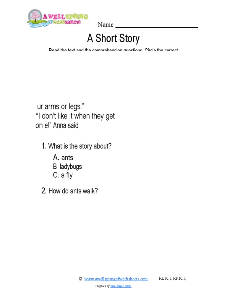 kindergarten-short-stories-ants-free | PDF