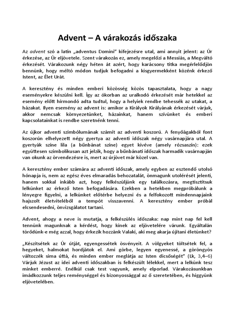 Advent | PDF