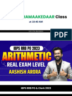 Dhamaakedaar: Mains Class