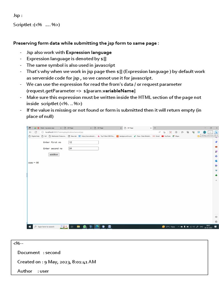 Class - 9 May 2023 | PDF | Parameter (Computer Programming) | Software