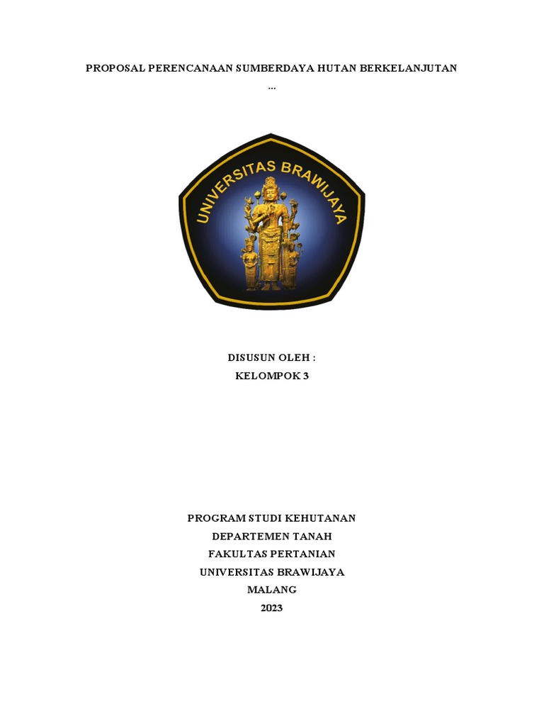 REVISI Proposal PSDH Kelompok 3 | PDF
