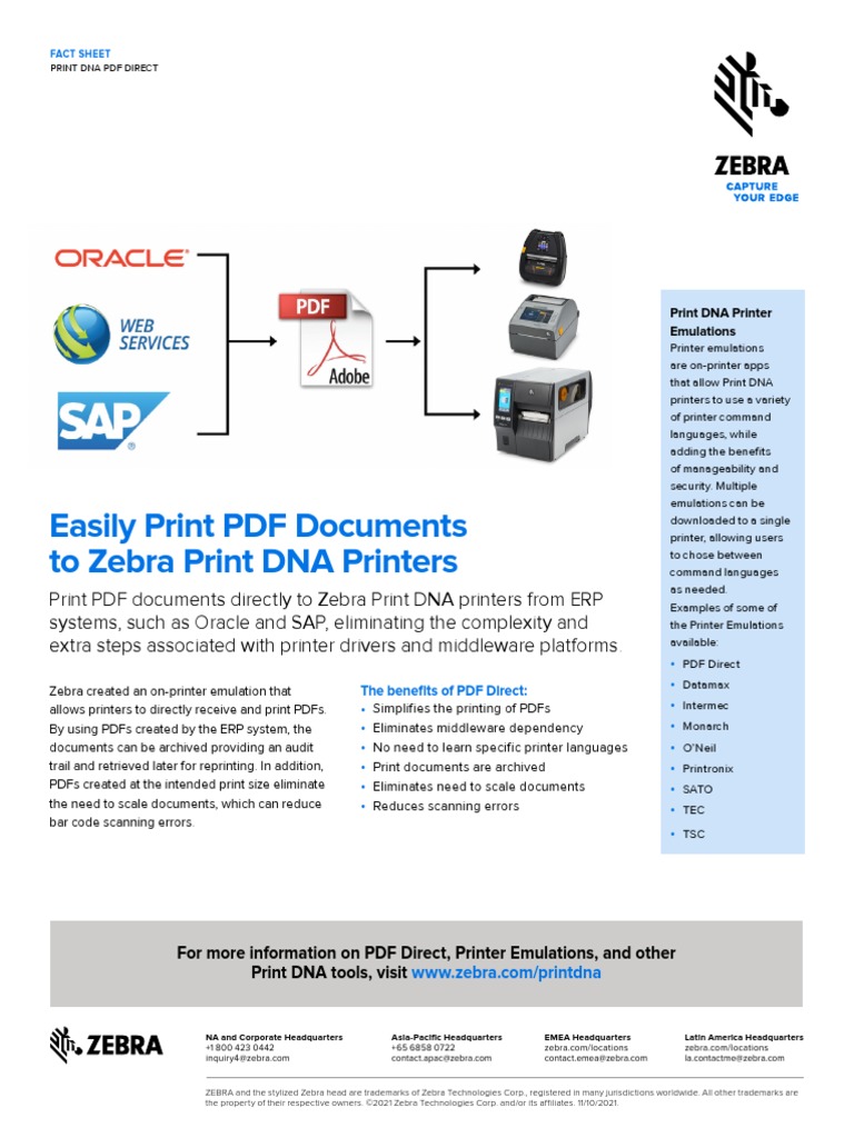 PDF Direct Printer Emulation Fact Sheet en Us PDF