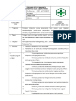 8.1.2.4 Sop Penilaian Ketepatan Waktu Penyerahan Hasil Laboratorium