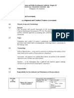 Policy and Procedures in Development and Conduct of Institutional Assessment (New)