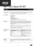 3M - Zinc Spray 16-501 - Data Sheet - 78-8125-9796-7-B