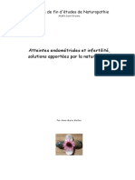 ENDOMETRIOSE ET INFERTILITE - MEMORE DE NATUROPATHIE (35 Pages - 979 Ko)