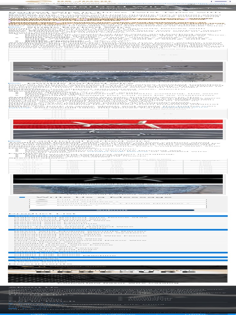 Barbed Wire Twist Type Single, Double or Traditi | PDF | Wire ...