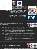 Peraturan Pertandingan Kemahiran Bola Sepak MSS Sarawak