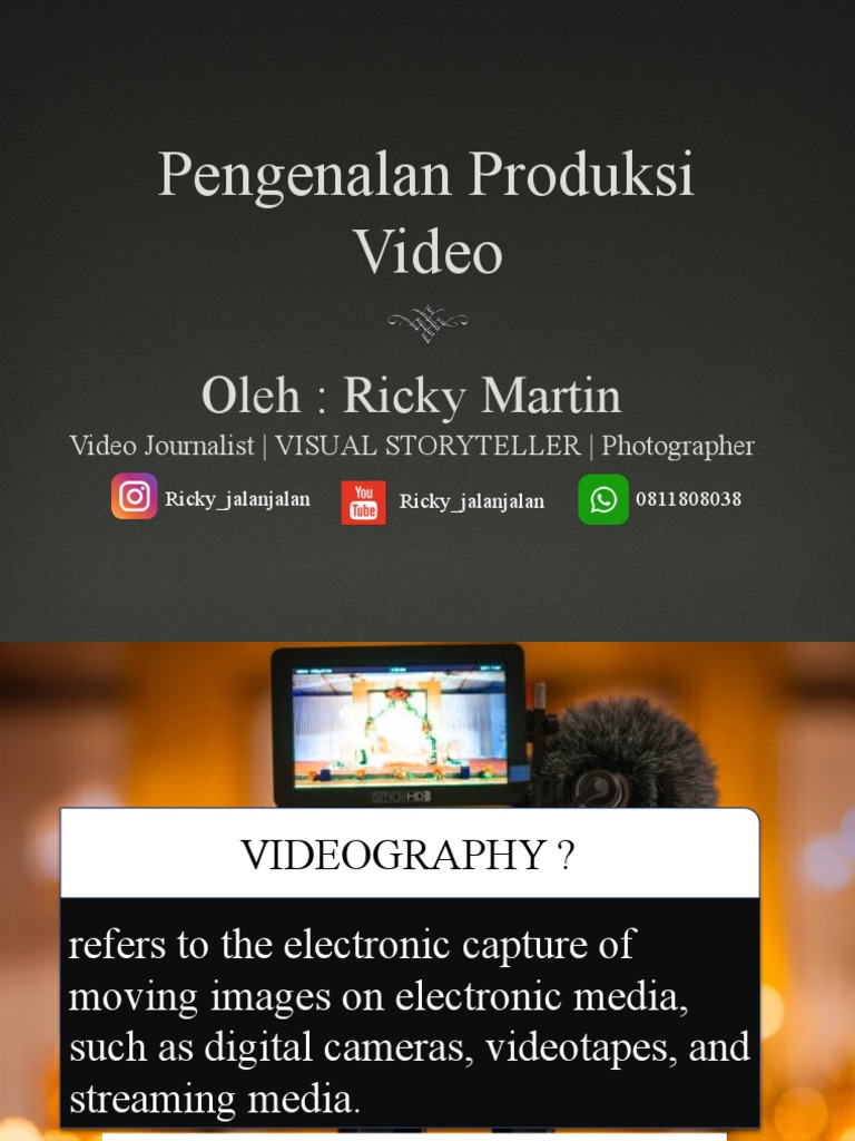 Panduan Produksi Video Efektif | PDF