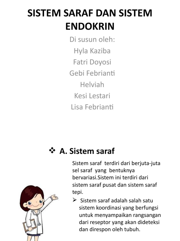 Sistem Saraf Dan Sistem Endokrin | PDF