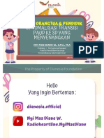 Materi 19 Juni Peran Orantua dan Pendidik Optimalisasi Transisi Paud ke SD