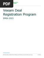 Veeam Deal Registration Program EMEA