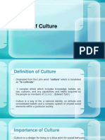 Concept of Culture