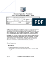 Sop Glucose Monitoring