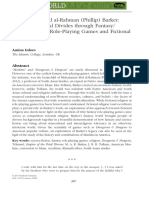 Muhammad Abd Al-Rahman (Phillip) Barker: Bridging Cultural Divides Through Fantasy/ Science-Fiction Role-Playing Games and Fictional Religion