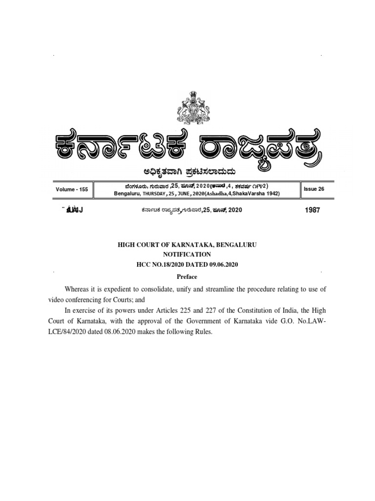 Rules for Video Conferencing for Courts PDF Deposition (Law