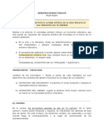 Bajtín - Observaciones Finales