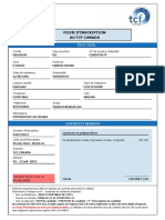 Fiche de Preinscription Au TCF Canada