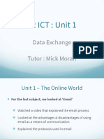 08 l2 Ict Unit 1 Lesson Eight - Data Exchange