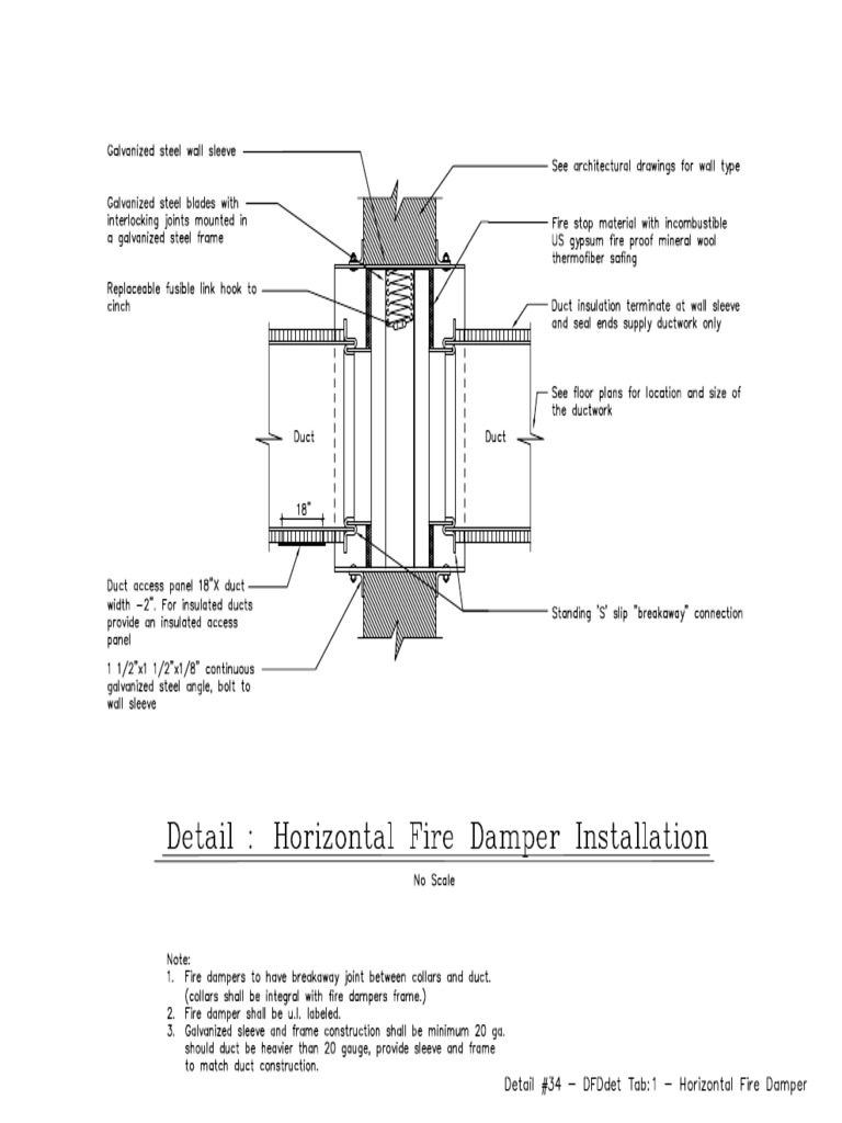 Fire Damper Installation PDF